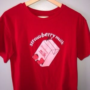 strawberry milk t-shirt